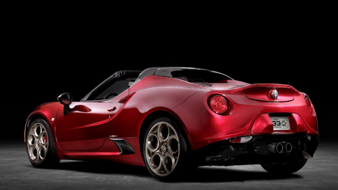 2021 Alfa Romeo 4C Spider: Limited to just 33 units for the US market
