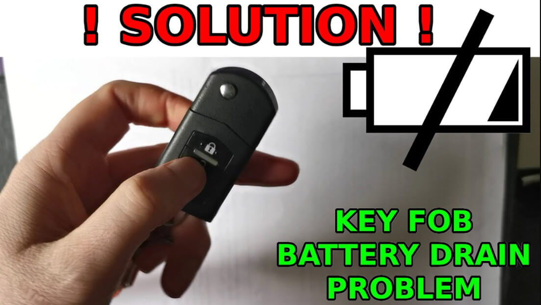 mazda 6 key battery low warning